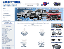 Tablet Screenshot of msrecycling.com